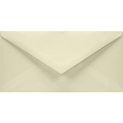 Image of Netuno 25 Long Ivory envelopes 110x220 mm 4.33x8.66 in 120g Aster Smooth Cream Elegant for Wedding Invitations Greeting Cards Birthday Luxury Decorative