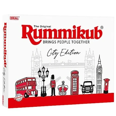 Image of Rummikub IDEAL City Edition: Brings People Together Family Games 2 4 Players Ages 8+