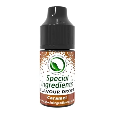 Image of Caramel Flavour Drop 500ml Highly Concentrated Versatile Food Flavouring Vegan, Non GMO, Gluten Free