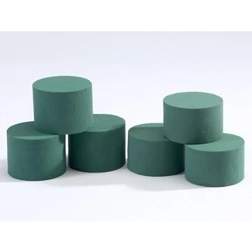 Image of Smithers Oasis 20 x Ideal Round Cylinder Wet Foam for Florist Floral Craft Flowers Floristry Designs &amp; Displays