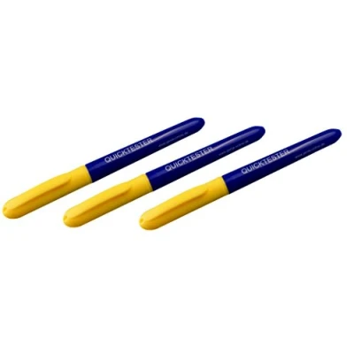 Image of Genie Quick Tester Counterfeit Banknote Detector Pen 3 Piece