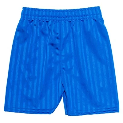 Image of ND Sports School Gym Games Shadow Stripe Shorts for 11 12 Years, Royal Blue