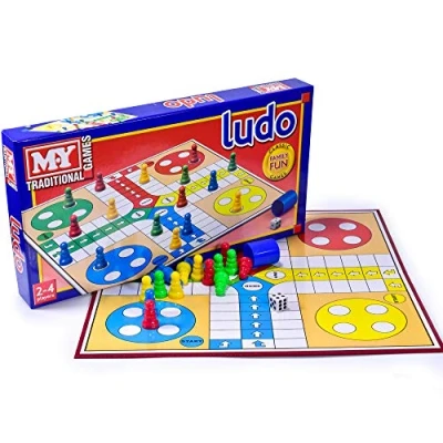 Image of KandyToys M.Y Ludo Game Traditional Board for Kids &amp; Adults