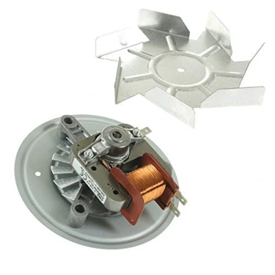 Image of SPARES2GO Fan Blade and Motor Unit for Electrolux AEG Zanussi Tricity Bendix Oven Cooker
