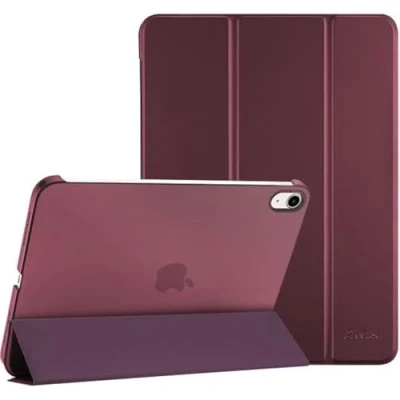 Image of ProCase for iPad 10th Generation Case 2022 10.9 Inch, Cover Case, 10 Gen A2696 A2757 A2777 Wine