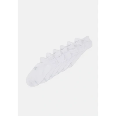 Image of Under Armour Essential Unisex 6 PACK Sports socks, Size: 13k 4, White/halo gray