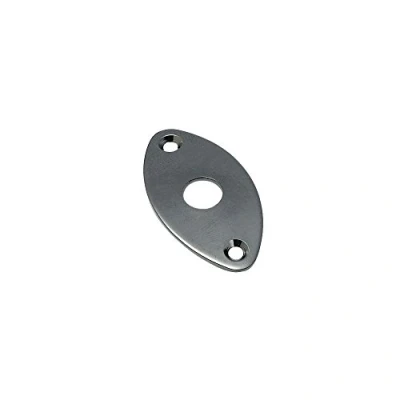Image of Gotoh Football Jack Plate Black Chrome (Cosmo)