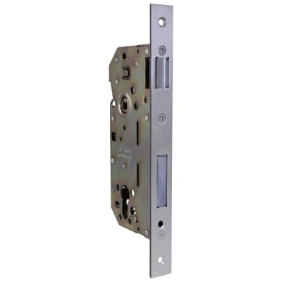 Image of Amig Mod. 340 Base Door Lock, Silver Stainless Steel