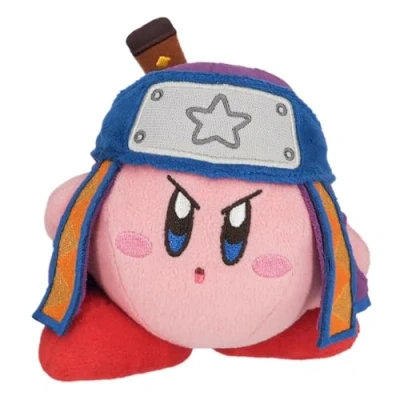 Image of San Ei Official Kirby Ninja Plush (12,5cm)