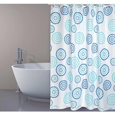 Image of MSV Shower Curtain, Blue, Unique