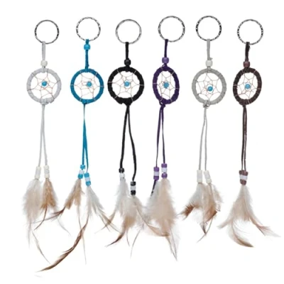 Image of Traditional Little Dreamcatcher Keyring Single Mini Gift Cracker Filler