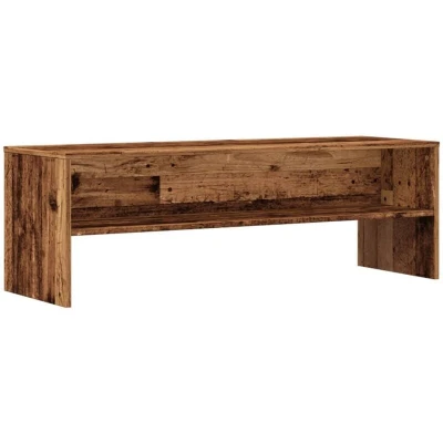 Image of vidaXL TV Cabinet Stand Media Unit Engineered Wood Brown &#039;Old Wood&#039; Finish 120 x 40 cm Modern Style for Living Room/Bedroom