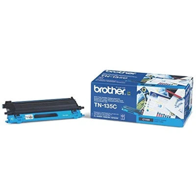 Image of Brother TN 135C High Yield Cyan Toner Cartridge Original, for HL 4040CN, 4050CDN, 4070CDW, DCP 9040CN, 9042CDN, 9045CDN, MFC 9440CN, 9450CDN, 9840CDW 4000 Page