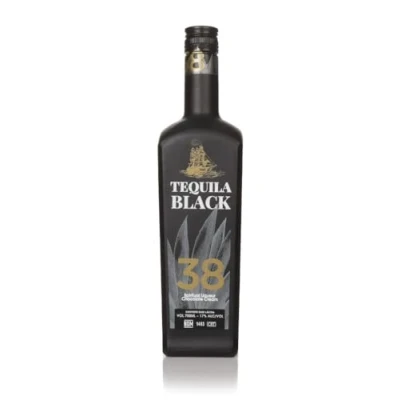 Image of Tequila Black 38 Chocolate Cream Liqueur Notes of Cocoa and Vanilla 70cl 17% vol. Destilerias Espronceda