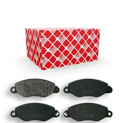 Image of 1C152K021AA, 1C152K021AD, 1C1J2K021AA, 1C1J2K021AB, 1C1J2K021AC Brake pad set FEBI BILSTEIN 16424 Front Axle with acoustic wear warning
