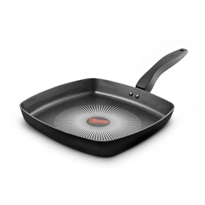 Image of Tower T700317 SmartStart Gourmet 26cm Aluminium Grill Pan with Easy Clean Aeroglide Non Stick, Long Lasting, Induction Compatible, Oven Safe, PFOA Free