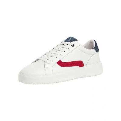 Image of MARCO TOZZI Men&#039;s Women&#039; 2 13605 20 Sneaker, White Red, 9.5 UK