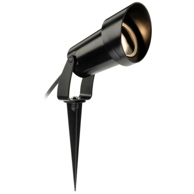 Image of Firstlight Rowan Resin Wall &amp; Spike Spot Black IP65