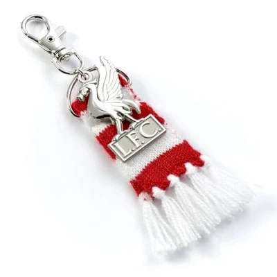 Image of The Carat Shop Liverpool Football Club Red Scarf Liver bird Backpack Hanger