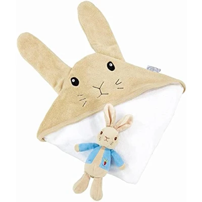 Image of Peter Rabbit PO1600 Cuddle Robe &amp; Soft Toy Set