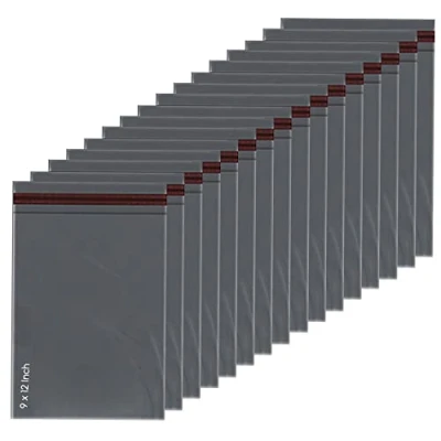 Image of 1ABOVE 50PK Grey Mailing Poly Postal Self Seal Bags Postage Packaging Assorted Mailers Posting Shipping Post Parcels Package (9X12)
