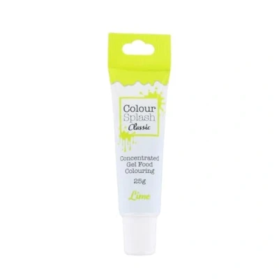 Image of Colour Splash Food Colouring Gel Lime Highly Concentrated Gels, Easy To Use Squeezy Tubes, Edible Ingredients, Transform Plain Cakes Into Bright, Eye Catching Creations 25g