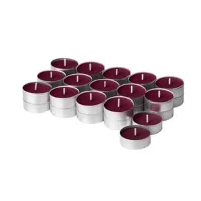 Image of Ikea 5054186759363 SINNLIG Scented tealight Garden Berries Paraffin Red 3.8 x 1 cm