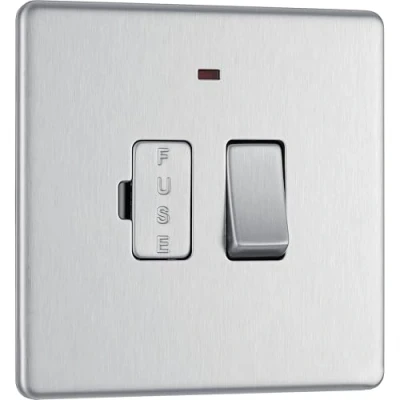 Image of BG Electrical Screwless Flat Plate Switched Fused Connection Unit with a Power Indicator