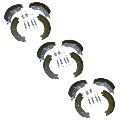 Image of 203 x 40mm KNOTT Type Trailer Brake Shoes For 6 Drums Triple Axle