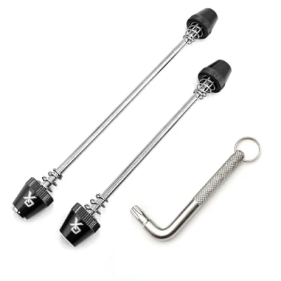 Image of ONIPAX Anti Theft Locking Skewer 7 Lobe Bicycle Wheel Hub (Black)