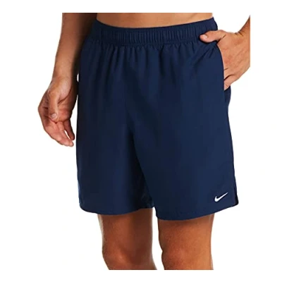 Image of NIKE 7 Volley Short Swimwear, Men, mens, Swim Briefs, NESSA559, Midnight Navy Blue, S