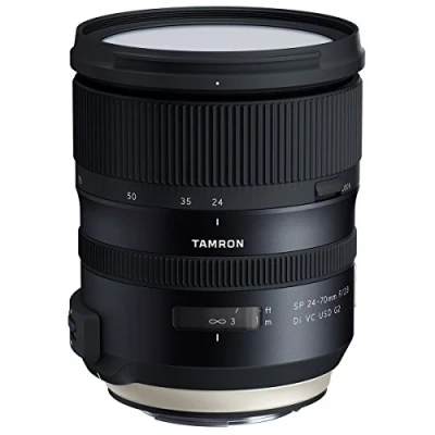 Image of Tamron SP 24 70mm F/2.8 Di VC USD G2 for Canon DSLR Cameras (Tamron 6 Year Limited USA Warranty) Black