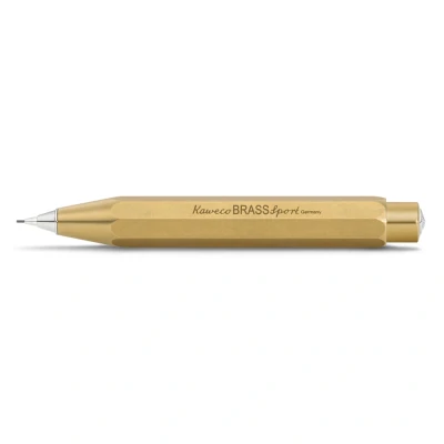 Image of Kaweco Brass SPORT Mechanical Pencil 0.7mm HB I Lead in Classic Design 10,5 cm Refillable