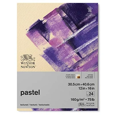 Image of Winsor &amp; Newton Pastel Paper, Earth Colours, 30,5x40,6 cm 24 Blatt Pastellpapier Erdfarben