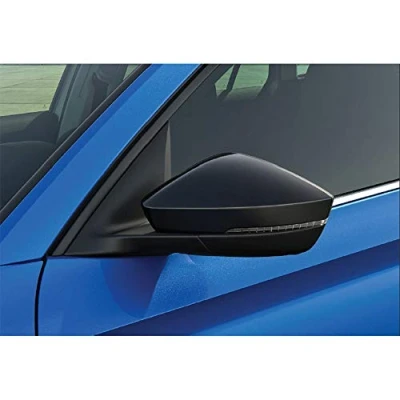 Image of Skoda 654072530 Mirror Caps Tuning Exterior Black Only Without Lane Change Assist