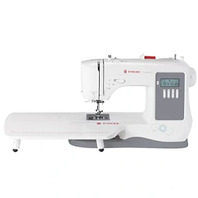 Image of Singer 7640 Confidence Computerised Sewing Machine, White
