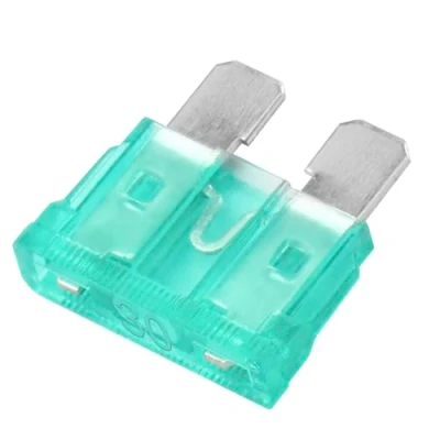 Image of Heschen Standard Blade Fuse ATC 30 Auto Assorted Car Truck 30A Emerald Pack of 50