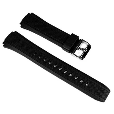 Image of Casio watch strap watchband Resin Band black EF 552