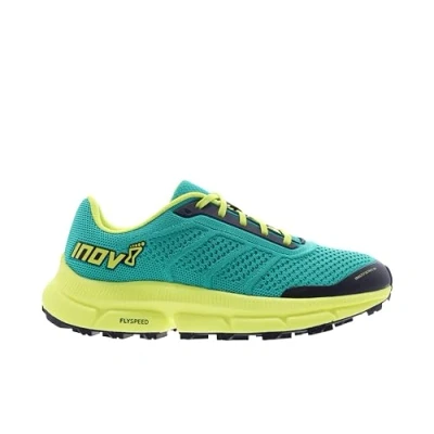 Image of Inov 8 Women&#039;s Trailfly Ultra G 280 Shoes, Aqua/Yellow, 6.5 UK