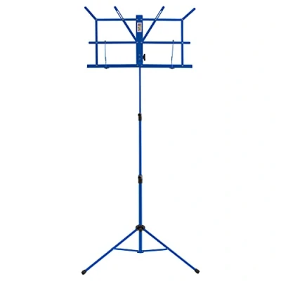 Image of Mad About MS07 Folding Music Stand Easy Folding, Colourful Portable Sheet Holder, Blue