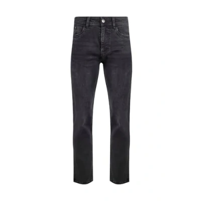 Image of Weird Fish Edward Straight Leg Denim Jeans Washed Black Size 34