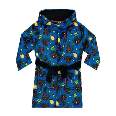 Image of Blaze and the Monster Machines Dressing Gown for Boys Truck Bathrobe Gowns Children Blue 4 5 Years