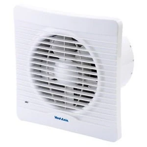Image of Vent Axia Silhouette 150X Utility/Kitchen Extractor Fan. Model No. 454059A for 150mm 6&quot; ducting