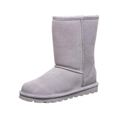 Image of Bearpaw Elle Short, Women’s Slouch Boots, Grey (Gray Fog 051), UK 3