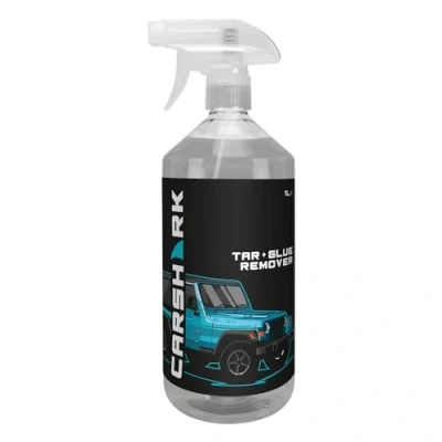 Image of CARSHARK Tar and Glue Remover 1 Litre Spray, Fast Acting Formula, Removes Tar, Bitumen,