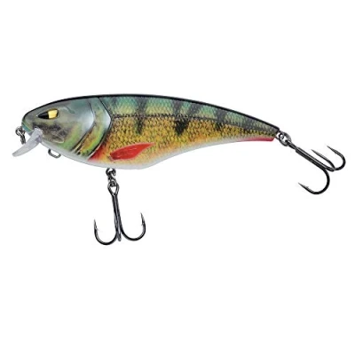 Image of Berkley Zilla Flanker, Fishing Hook, Hard Lures, Floating Shallow Running Wobbler with Fusion 19 Treble Hooks Lead Free PredatorFishing, Pike, Unisex, Perch, 79g 155mm
