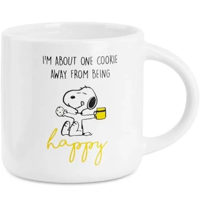 Image of Peanuts Snoopy Ceramic Mug, Cute Coffee Cup 400ml Gifts for Her