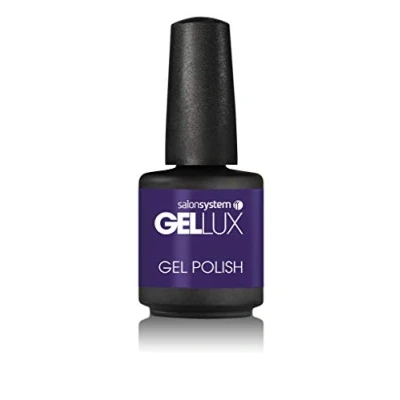 Image of Salon System Gellux Plum Tuckered (Pearlised), 15ml, Gel Polish