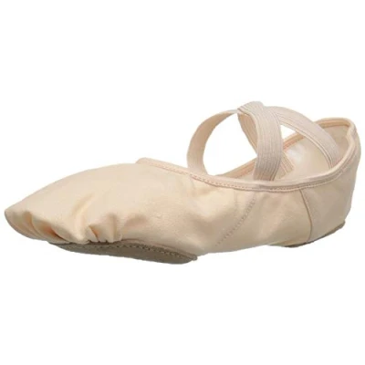 Image of Capezio Women&#039;s Hanami Canvas Ballet Flat, Light Pink, 7 UK