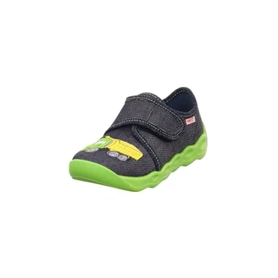 Image of Superfit Bubble Slippers for kids, Size: 13.5K, Blau/grün Cotton